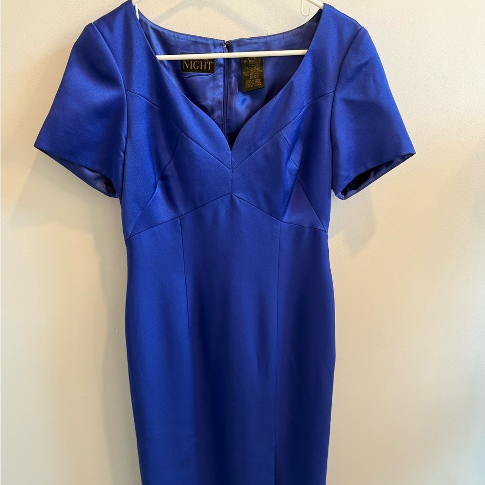 Elegant Blue Women's Dress